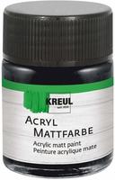 Kreul 75520, Kreul Acryl Mattfarbe Schwarz 50ml (50 ml) (75520), Grundpreis: &euro;