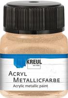 Kreul Acryl Metallicfarbe, cremig deckend, 20 ml (20 ml) (23251893) Weiss,