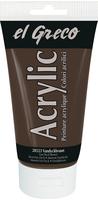 C.KREUL 28523, C.KREUL 28523 KREUL el Greco Acrylic Vandyckbraun 150 ml Tube,
