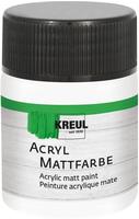 Kreul 75501, Kreul Acryl Mattfarbe Weiss 50ml (50 ml) (75501), Grundpreis:...