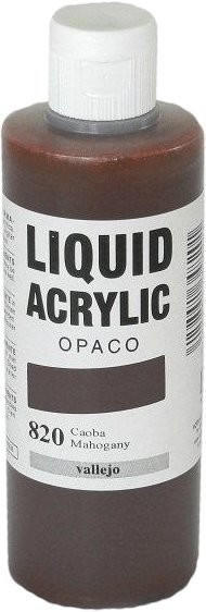 Vallejo Liquid Acrylic 200 ml mahagoni braun