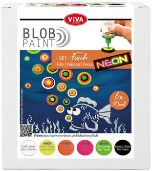 Viva Decor Blob Paint Farbset Fisch 6x90ml (800199200)