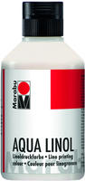 Marabu 15100 013 070, Marabu Linoldruckfarbe Aqua Linol 15100 013 070, wei&szlig;, 250ml