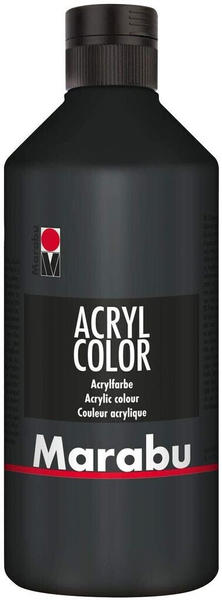 Marabu Acryl Color 500ml schwarz 073