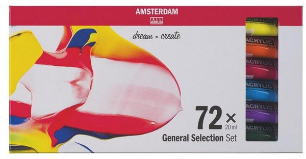 Talens Amsterdam General Selection Set 72 x 20ml