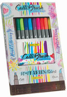 ONLINE&reg; 19045 Faserschreiber Calli.BrushPen - 11 St&uuml;ck im Bambus Etui