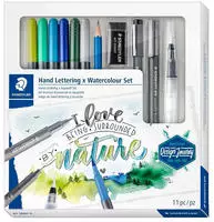 STAEDTLER "Design Journey" Handlettering x Aquarell Set