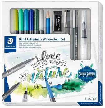 Staedtler Mixed Set 6 Handlettering und Aquarell Set 11-tlg (61 3001-2)