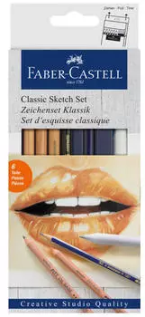 Faber-Castell Farbstifte Klassik Zeichenset (FAB114004)