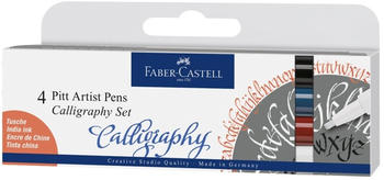 Faber-Castell PITT artist pen Calligraphy classic 4er Set (167504)