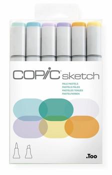 COPIC Marker Pale Pastels Grey 5 5mm (SKST6-PASTL)