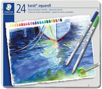 Staedtler Bleistift karat aquarell 125 Wasservermalbare Farbstifte