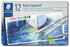 Staedtler Aquarellstifte Karat Aquarell 125 M12 sortiert im Metalletui