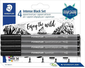 Staedtler Malstifte Intensives Schwarz Set 4 ST