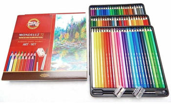 Koh-I-Noor Mondeluz 72 Farben + Pinsel (3714)
