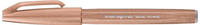 Pentel Arts SES15C-E2X Faserschreiber Brush Sign Pen hellbraun(S)