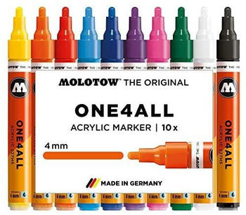 MOLOTOW One4All 227HS Basic-Set 1 farbig sortiert 4mm 10 Stück
