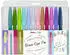 Pentel Brush Sign Pen Set farbig sortiert Pinselspitze flexibel 12 Stück (SES15C-12)