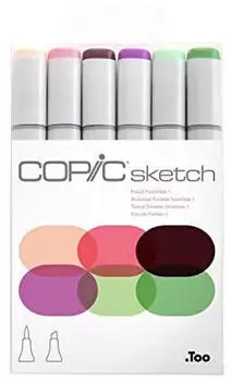 COPIC Marker Earth Essentials Mehrfarbig 6 5mm (SKST6-EARTH)