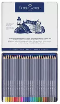 Faber-Castell Aquarellfarbstiftetui Aqua 24ST sortiert (114624)