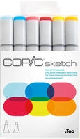 Copic Pinselmarker Set Sketch Perfect Primaries perfect primaries 6 St&uuml;ck