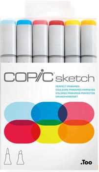 COPIC Marker Perfect Primaries Mehrfarbig 6 5mm (SKST6-PERF)