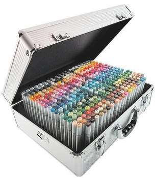 COPIC Marker Sketch 21075450 Metall-Koffer farbig sortiert 358 St&uuml;ck