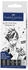 Faber-Castell Tuschestift Pitt Artist Pen Manga 6x schw.