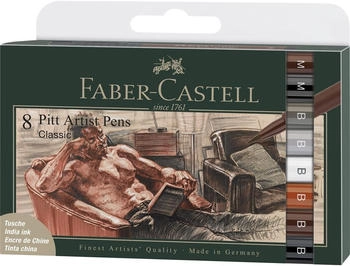 Faber-Castell Zeichenset 167172 Pitt Artist Pen Classic 8-teilig (167172)