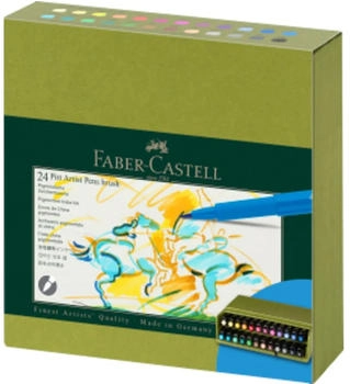 Faber-Castell PITT Artist Pen brush 24er Atelierbox (167191)