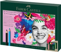 FABER-CASTELL Polychromos & Pitt Graphite Matt 40er