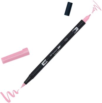 Tombow 6 x Dual-Fasermaler ABT mit Rundspitze/Pinselspitze pink (ABT-723)