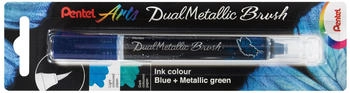 Pentel Dual Metallic Brush XGFH-DCX Brush-Pen blau 1 St. St.