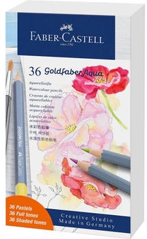 Faber-Castell FABERCASTELL Goldfaber Aqua Aquarellstifte farbsortiert 36 St.