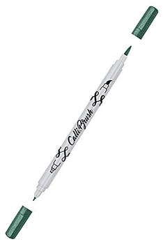 Online 19086/6 Calli.Brush Pen Metallic Green
