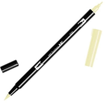 Tombow 6 x Dual-Fasermaler ABT mit Rundspitze/Pinselspitze peach (ABT-020)