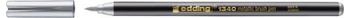 edding Brush-Pen 1340 Metallic Pinselstift silber Pinselspitze flexibel 1-3 mm
