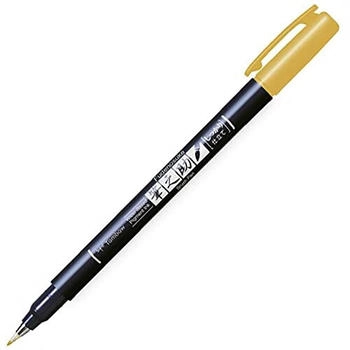 Tombow 6 x Fasermaler Brush Pen Fudenosuke weiche flexible Pinselspitze pink (WS-BH22)