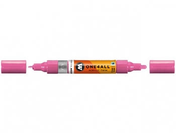 MOLOTOW Marker Marqueur pour Maquettes - One4All Twin - Acrylique Rose Fushia - 1,5/4mm - -231 - 15 cm (fuchsiapink 4 mm 1 x)