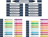 Schneider Paint-It 040 52 Teile Brush-Pens farbsortiert (ML04010902)