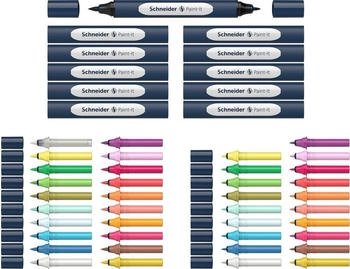 Schneider Paint-It 040 52 Teile Brush-Pens farbsortiert 1 Set Set (ML04010902)