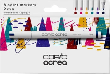 COPIC Paint Marker acrea Set Deep 6 St&uuml;ck