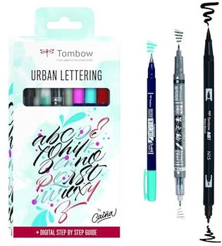 Tombow Malstifte Urban Lettering Set (Mehrfarbig 6 x)