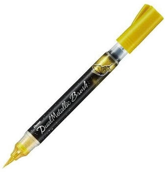 Pentel Brush-Pen XGFH-DXX Dual Metallic Brush gold Pinselspitze flexibel