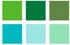 Staedtler Malstifte Fasermaler mit Pinselspitze (greens & turquoises 6 x) (371 C6-3)