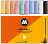 MOLOTOW Acrylstifte One4All 227HS Pastel-Set sortiert Rundspitze 4mm wasserfest 10 Stück