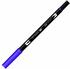 Tombow 6 x Dual-Fasermaler ABT mit Rundspitze/Pinselspitze violett (ABT-606)