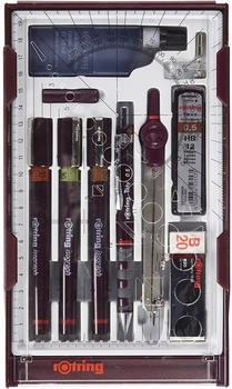 Rotring Schreibstifte Isograph Master Set (Burgund 1 x)
