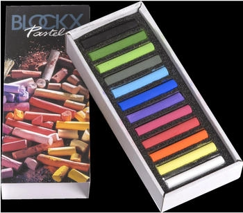 BlockX Case Assorted Pastels Trockenpastellset Dark 12 stk