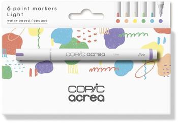 COPIC acrea Light Layoutmarker-Set farbsortiert 0,8 mm 1 Pack = 6 St.